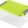 Clipbox Contenitore Portaoggetti con Coperchio 33x22,5x16 cm