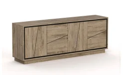 Colorado credenza 4 ante color quercia