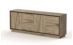 Colorado credenza 4 ante color quercia