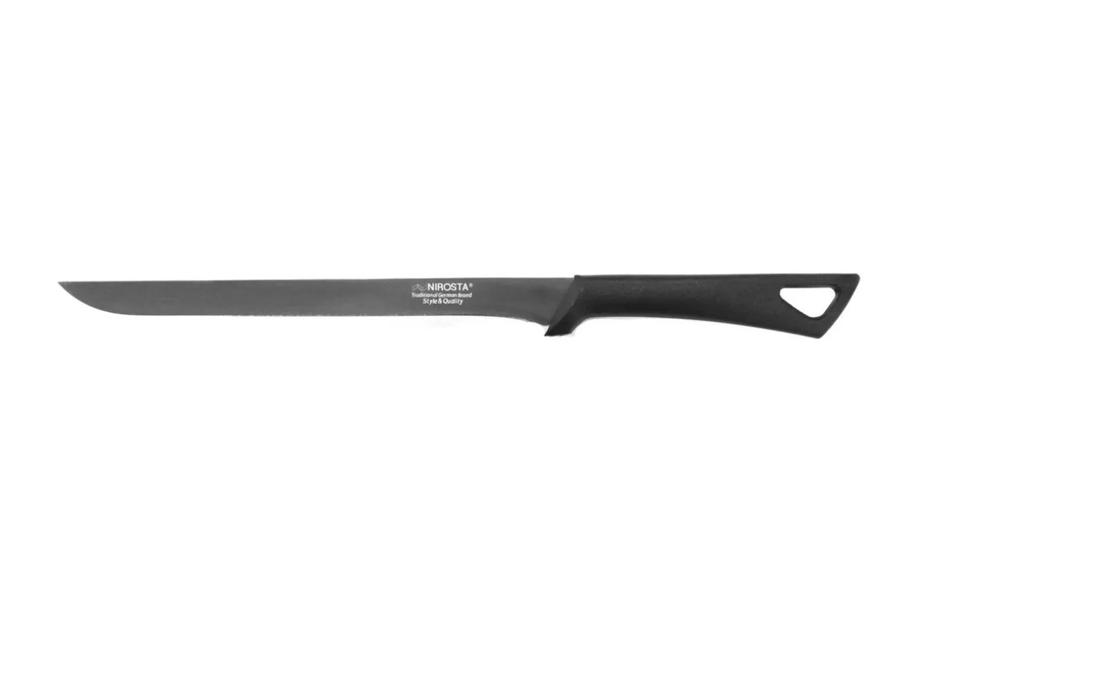 Coltello prosciutto con lama in acciaio da 25 cm