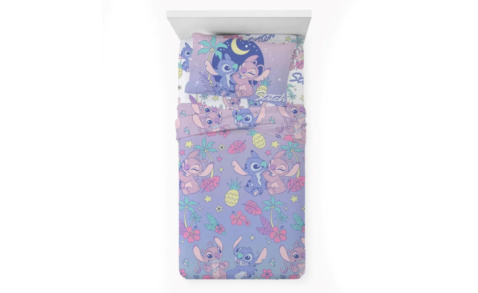 Completo letto Lilo&Stitch in cotone 1 piazza