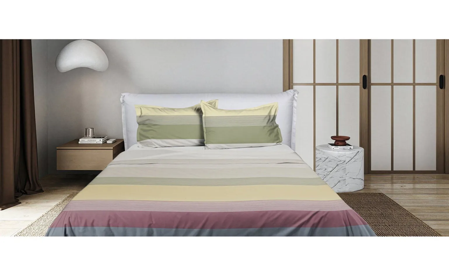 Completo Letto Salsa matrimoniale, fantasie Assortite
