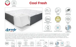 Cool Fresh materasso una piazza e mezza 120x190cm
