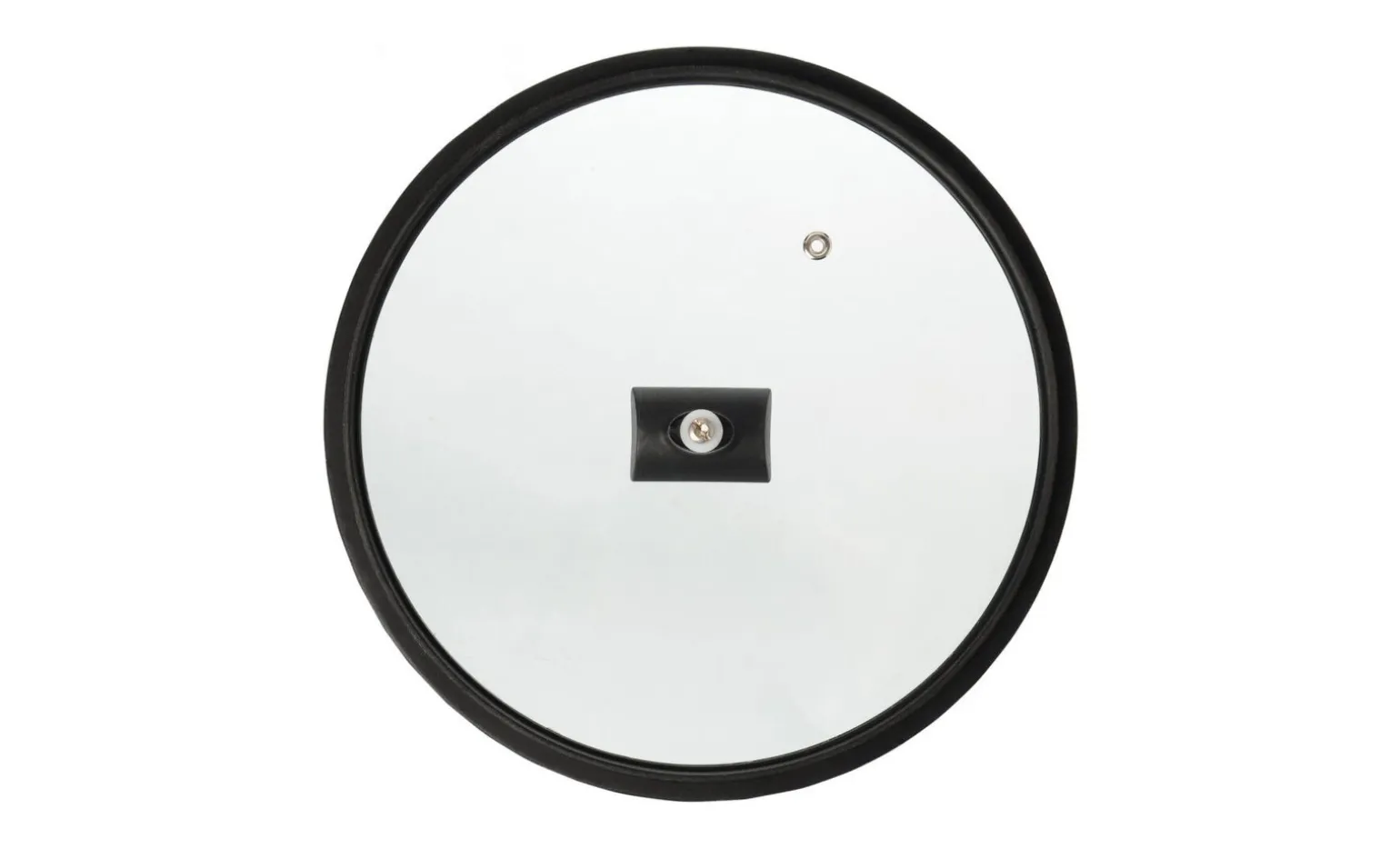 Coperchio in vetro piatto base silicone Ø20 cm