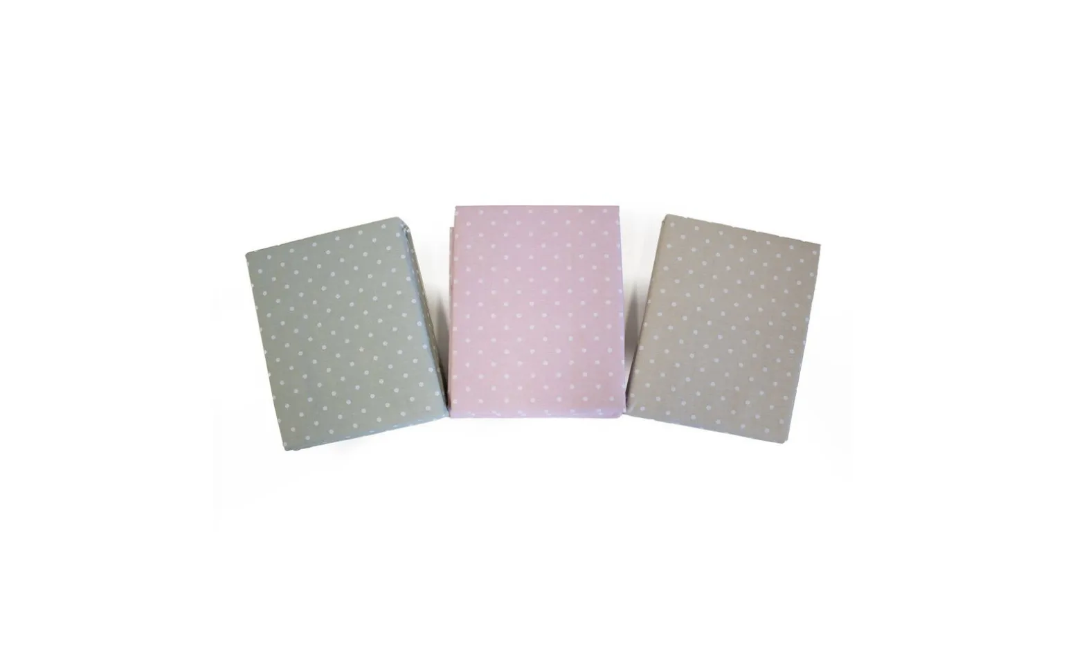 Coppia Federe Pois 100% Cotone Assortite