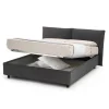 Coral letto matrimoniale contenitore grigio