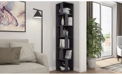 Corner libreria angolare grafite
