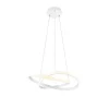 Course sospensione LED in metallo bianco