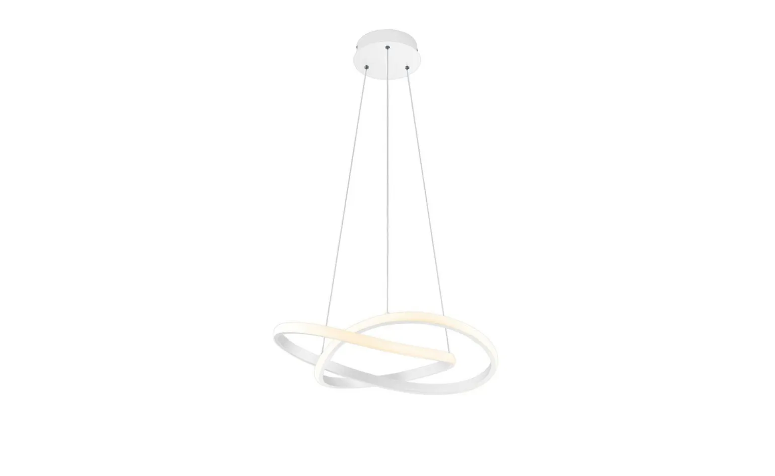 Course sospensione LED in metallo bianco