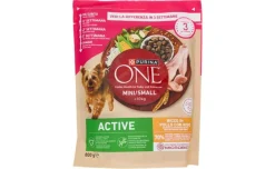 Crocchette Cane Purina One Mini small Active, Pollo e Riso 800 gr