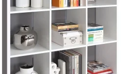 Cube libreria bianca 9 vani