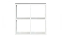 Cube libreria bianca 4 vani orizzontale