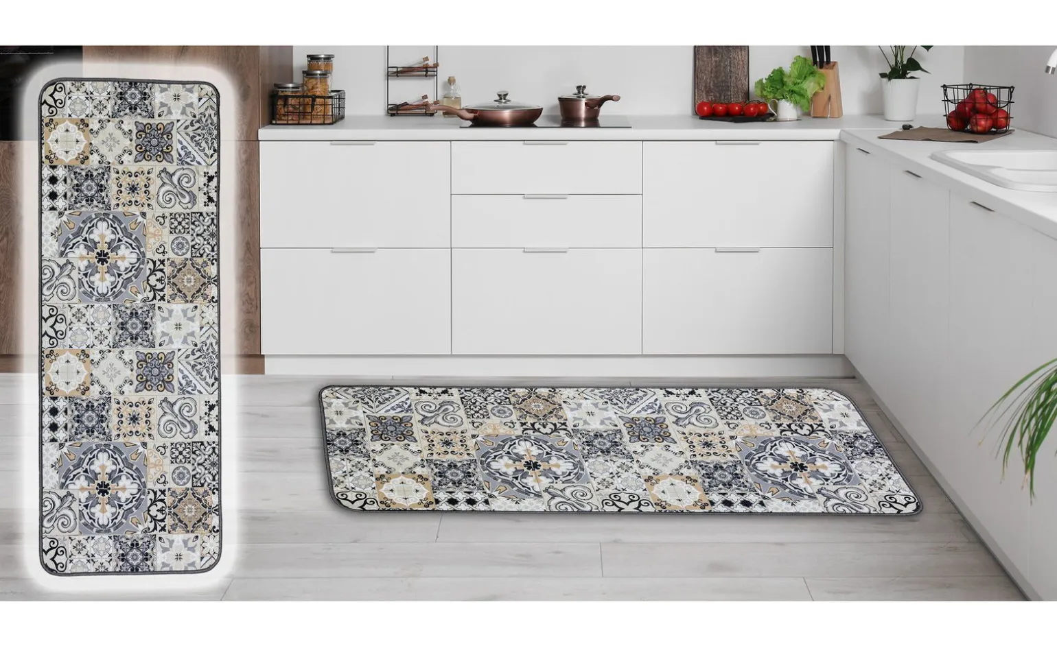 Daily tappeto grigio 50x180 cm
