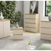 Delia comodino 2 cassetti rovere artisan/cachemire