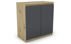 Delia madia 2 ante rovere artisan/graphite