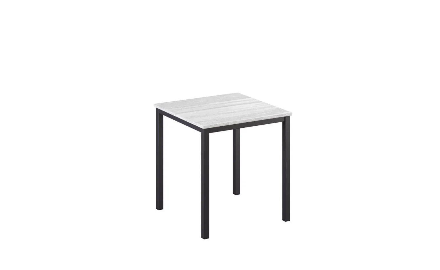 Desy tavolo fisso frassino bianco, 72x72 cm