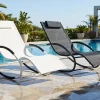 Dondolo Sole – cuscino in spugna, movimento dondolante – bianco