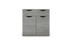 Dora mobile 2 ante, 1 cassetto rovere artisan e beton