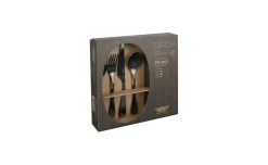 Drop set 24 posate in acciaio carbon