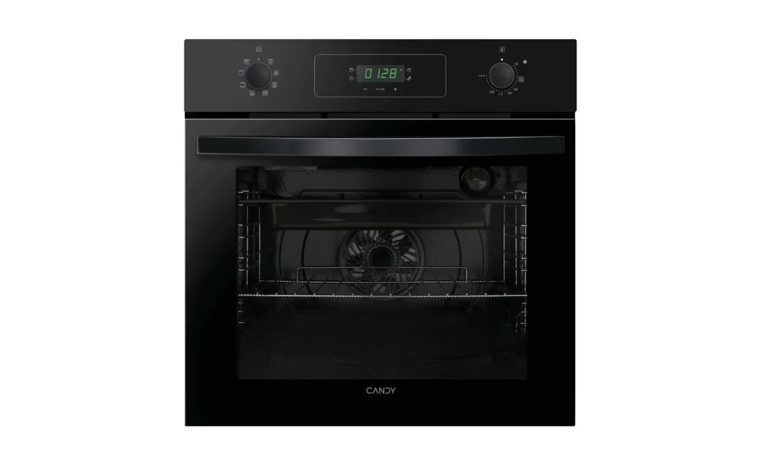 Duetto 75cm Gas + Forno Nero Candy