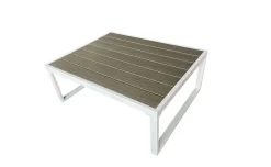 Eden set angolare in alluminio verniciato bianco