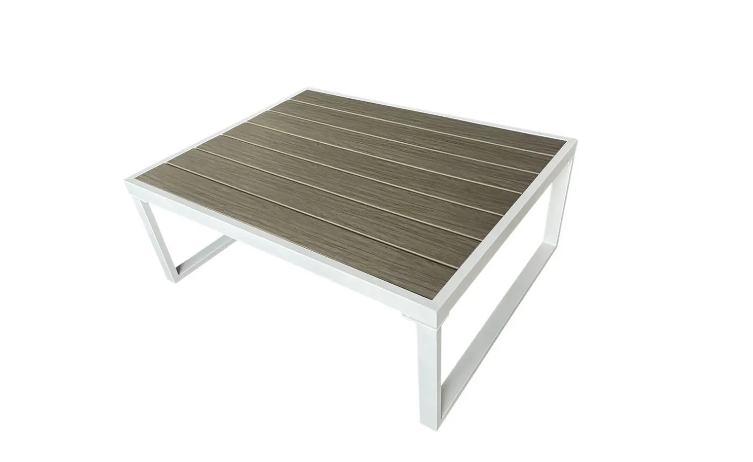 Eden set angolare in alluminio verniciato bianco