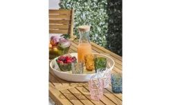 Ensemble brocca in vetro tappo in sughero 1L