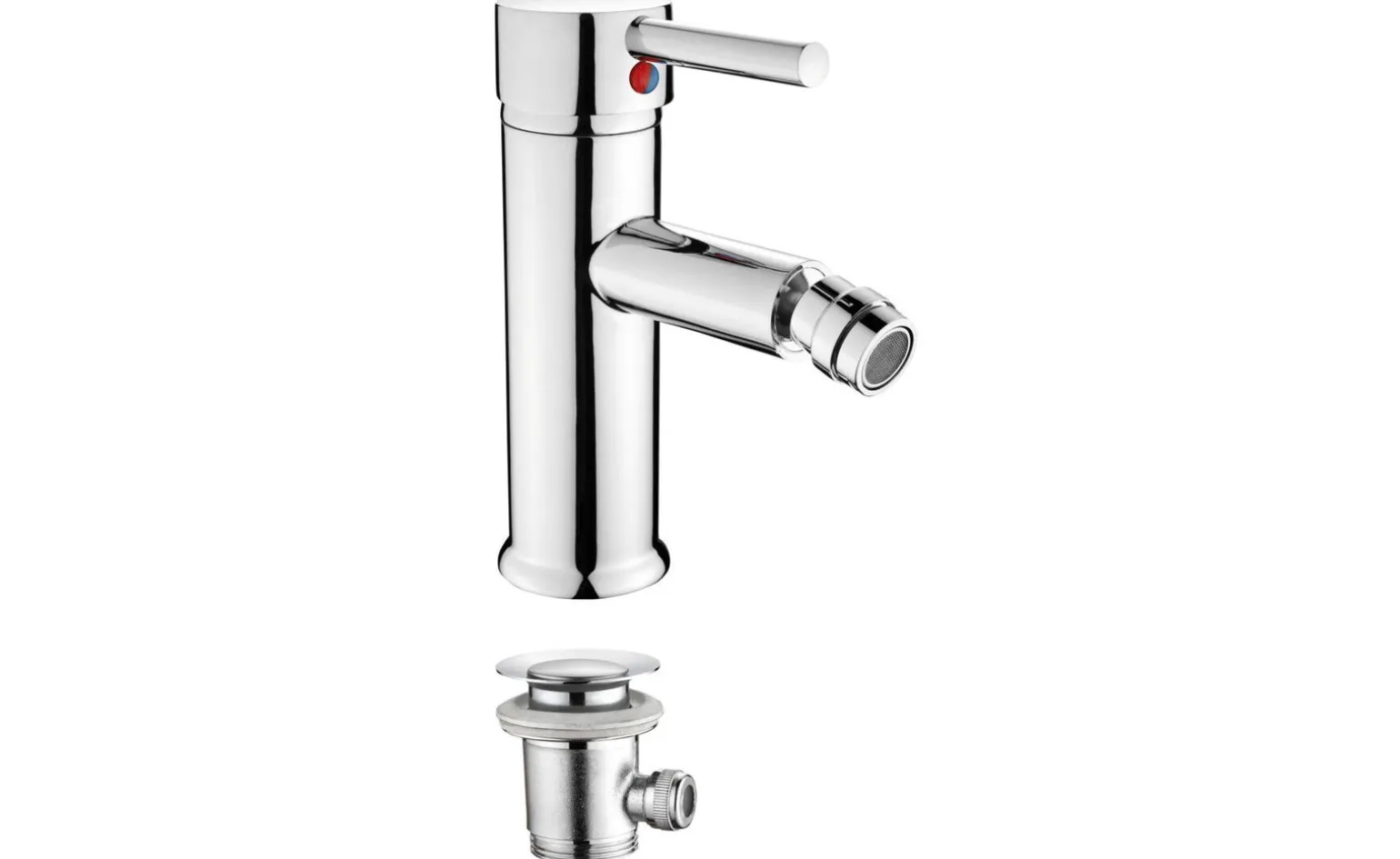 Erica miscelatore bidet cromo Ø40 cm