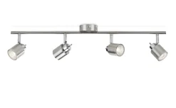 Faretto meranti 4 luci nickel in metallo