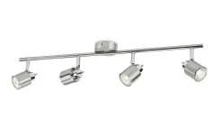 Faretto meranti 4 luci nickel in metallo