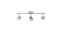 Faretto meranti 3 luci nickel in metallo