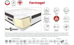Farmagel materasso matrimoniale 160x200cm