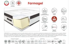 Farmagel materasso matrimoniale 160x190 cm