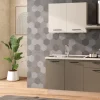 Fast Cucina completa L150 cm Cachemire/Basalt con piano cottura a induzione
