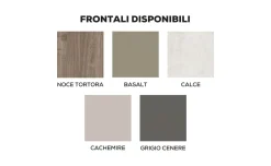 Fast Cucina completa L180 cm con piano cottura a gas e lavastoviglie, disponibile in vari colori