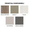 Fast Cucina completa L180 cm con piano cottura a gas, lavastoviglie e microonde, disponibile in vari colori