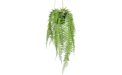 Felce pianta artificiale con vaso h36 cm