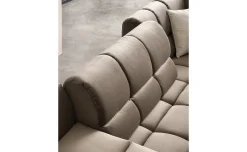 Fellini divano angolare colore taupe