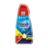 Finish Gel detersivo liquido per lavastoviglie Multiazione Lemon,  30 lavaggi