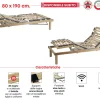 Flex rete motorizzata per letto singolo 80x190cm