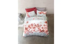 Flower Power Completo letto matrimoniale Fiori di Ciliegio, 100% cotone