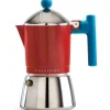 Foodesign Caffettiera Cocca 3 tazze Rossa