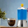 Foodesign Caffettiera Cocca 3 tazze Blu