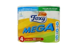 Foxy Mega Carta igienica, 4 rotoli