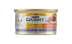 Friskies Dadini in salsa Gourmet Gold, Vitello mediterraneo 85gr