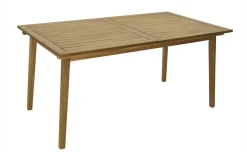 Funny tavolo allungabile in legno di acacia color Teak