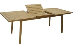 Funny tavolo allungabile in legno di acacia color Teak