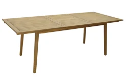 Funny tavolo allungabile in legno di acacia color Teak