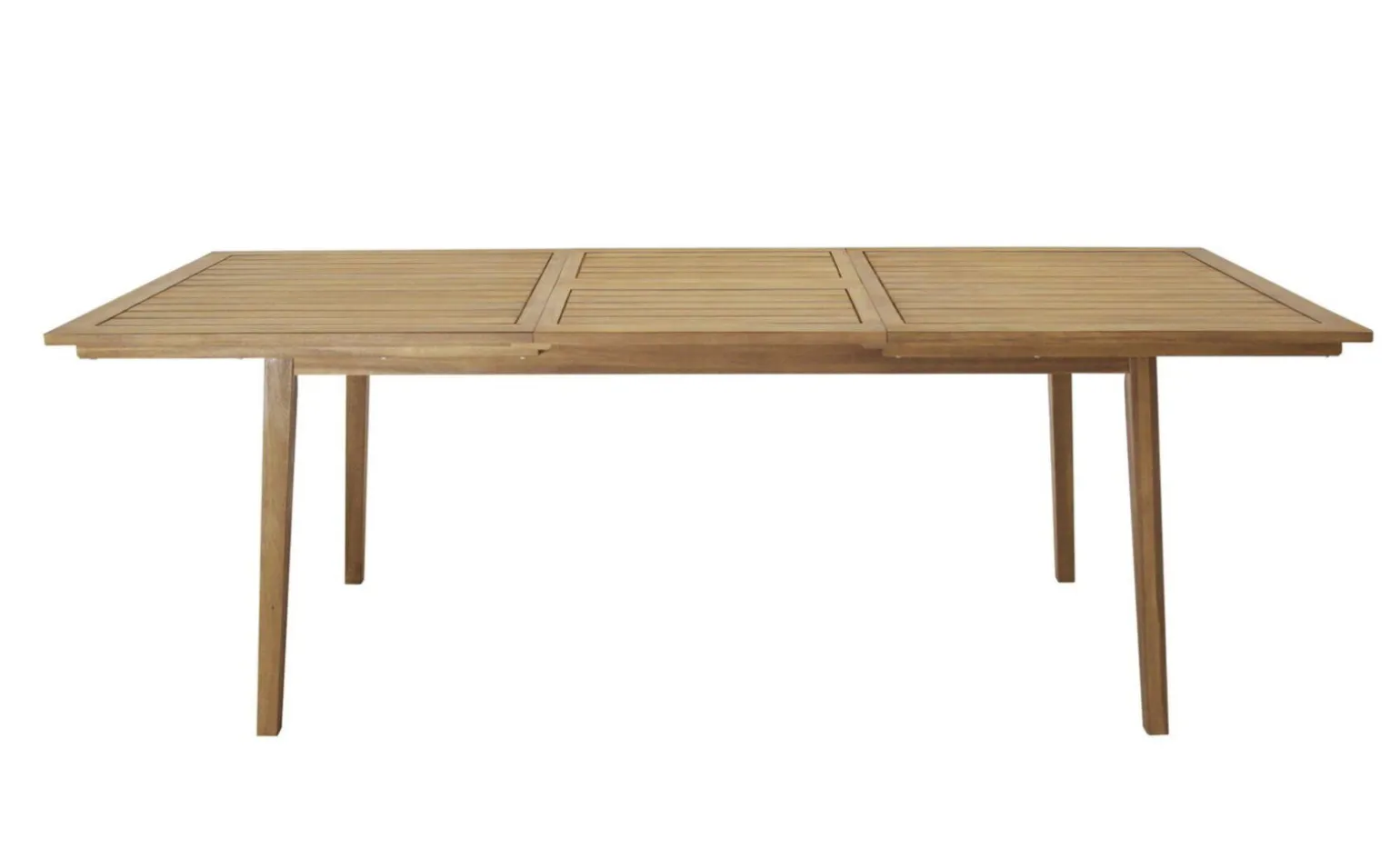 Funny tavolo allungabile in legno di acacia color Teak