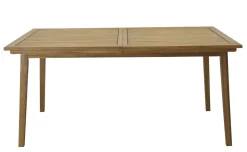 Funny tavolo allungabile in legno di acacia color Teak